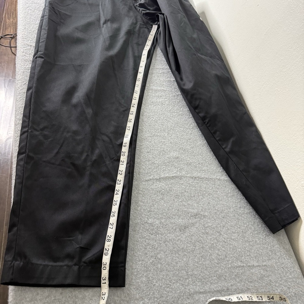New Chef Works Black Pull On Pants Polyester Cotton Pockets Size XL - Picture 9 of 10